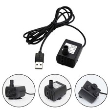 Kit Pompe Fontaine Décoration Jardin Design Léger Alimenté USB Utilisation Po