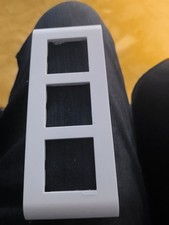 Legrand ANCIEN MOSAIC 75023 ou 750 23 - Plaque Triple verticale 3x2 modules 57mm