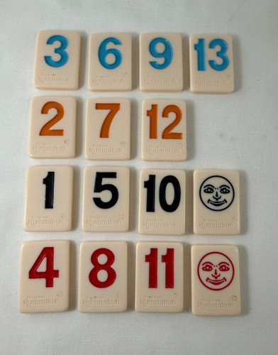 Rummikub game tiles - rummikub,