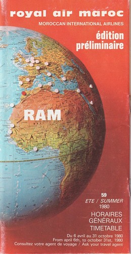 Royal air maroc timetable - air,