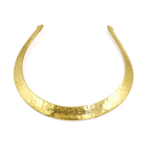 Collier ras cou texturé - cou, en