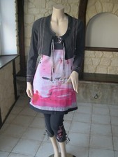 Superbe ensemble 3 pièces LMV veste 40, tunique 40, legging T2 excellent état !!