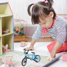  2 pièces Mini vélos petite maison vélos vélos miniatures Simulation vélos