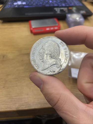 Louis xviii francs - francs, 1824