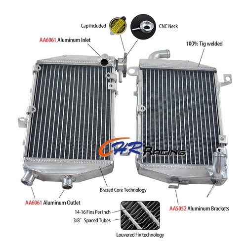 Aluminum radiator for honda - aluminum,