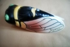 Ancienne Cigale Yeux Tête