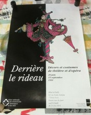 AFFICHE EXPO DERRIERE LE