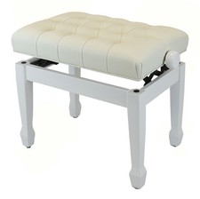 Banc À Queue Piano Blanc