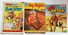 LOT RED CANYON N° 9 -ARTIMA -1954/ROY ROGERS N° 13 - SAGE /OUEST MAG N° 3 - 1955