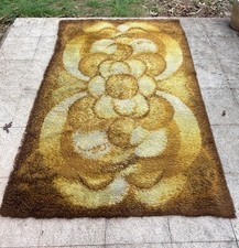 ?‍⬛  Tapis  Vintage  DESSO  Laine 150cm X 220cm  Années 70's 1970