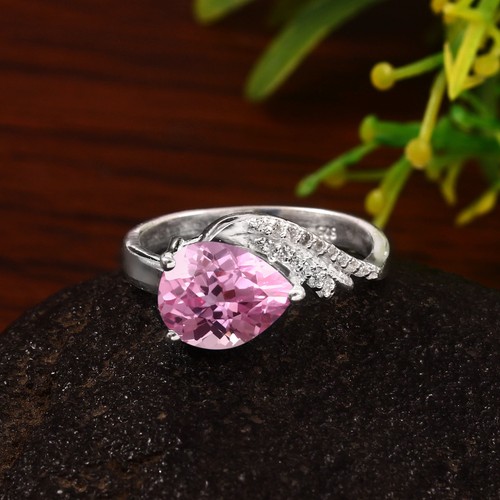 Bague rubis rose argent - rose, 925