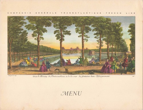 Vieux papier menu cie - papier,