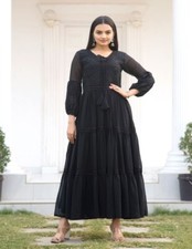 Robe Anarkali Prête À Porter Pour Femmes En Soirée Mariage Pakistanaise Indienne