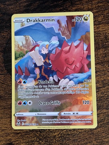 Carte pokémon drakkarmin - pokémon,