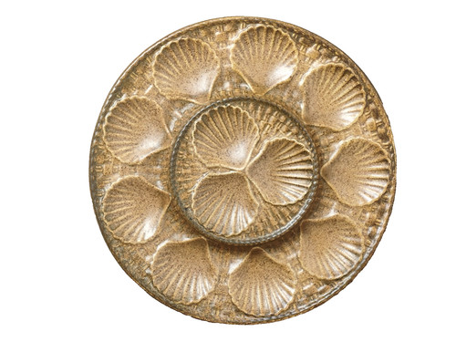 Plat huîtres céramique - plat, en
