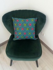 Housse coussin en Wax