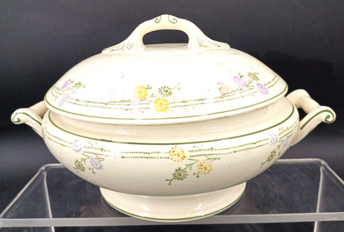 Soupiere faience longwy - faience,