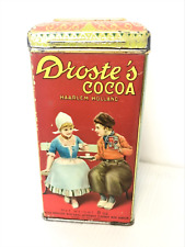 BOITE CHOCOLAT CACAO DROSTE'S COCOA - HAARLEM HOLLAND - 8 OZ - Ht 12,5 cm