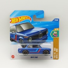 Hot Wheels 1/64 BMW 2002 – Mainline 70s vs 90s 2025 – Bleu – Neuf