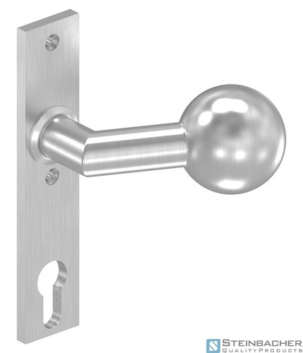 Bouton porte acier - bouton, en
