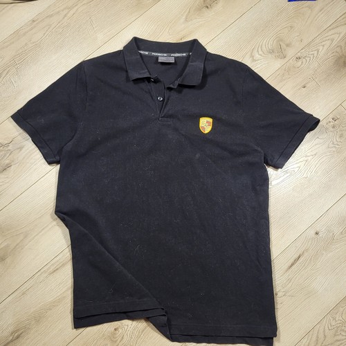 Porsche polo homme noir - noir, 100%