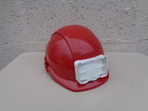 Casque sécurité rouge - de,