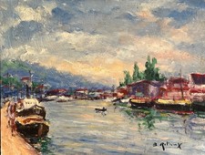 Bruno RETAUX (1947) "La Seine