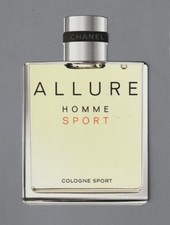Carte  publicitaire réplique + patch -  Allure Homme Sport de Chanel recto verso