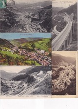 Lot de 100 cartes postales anciennes postcards 1900-1945 MOREZ JURA
