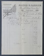 Facture 1894 CREMONE CUIVRERIE