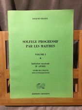 Jacques Filleul Solfège