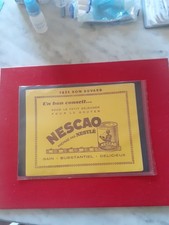 NESCAO PREPARE PAR NESTLE/ BUVARD PUBLICITAIRE  ANCIEN