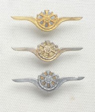 Lot 3 insignes mécaniciens