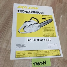 Tronçonneuse Skil 1629 caractéristiques prospectus catalogue publicité