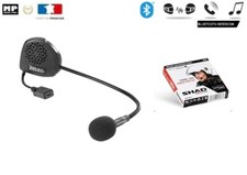Kit mains libres bluetooth intercom SHAD BC01 casque jet moto scooter dual link 