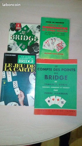 Lot livres sur - 4, bridge