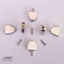 6 Boutons Metal Tulipes  pour Mecaniques Grover 3x3 TK7722-001
