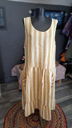 Robe lin talia - robe, benson
