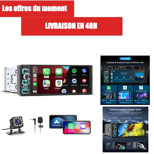 Autoradio din carplay - 1,
