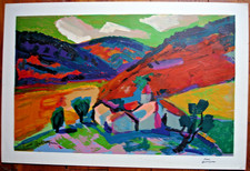 LITHOGRAPHIE-VILLAGE