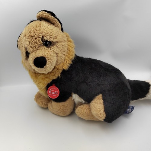 Peluche chien beige - , marron