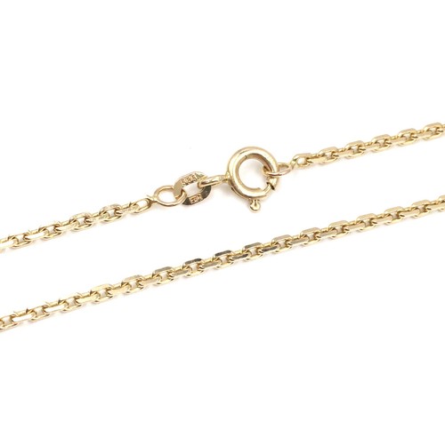Collier jaune 14 carats - or,