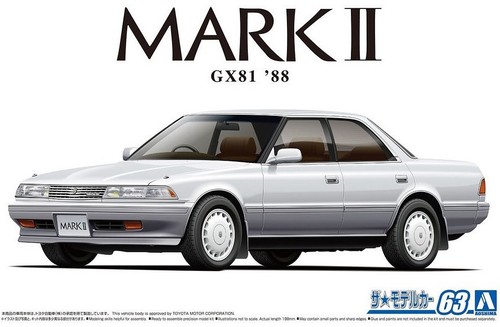 Aoshima toyota gx81 mark - mark, 2.0