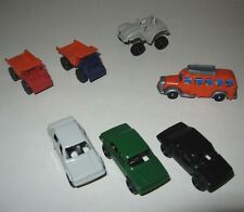 KINDER Ü-EI 7 VEHICULES ,DIVERSE FAHRZEUG,TBE VGC GIODI  CORPLASTVINTAGE 90s