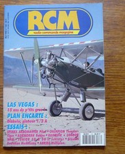 Aéromodelisme R C M RADIO COMMANDE MAGAZINE n°133 Plan encarté Diabolo planeur 