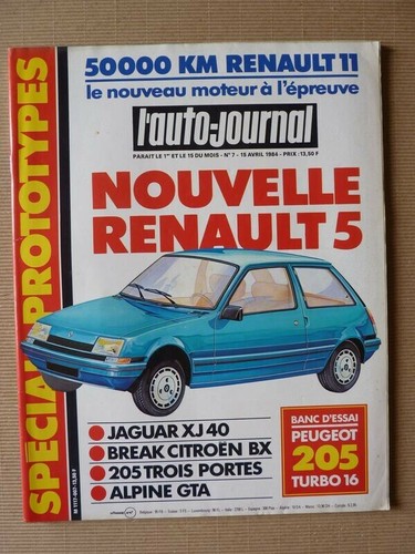 Auto journal peugeot - n°07-84,,