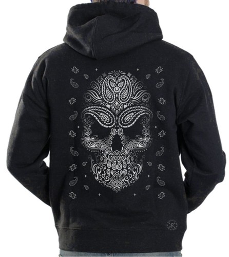 Bandana skull hooded - hooded, sweat