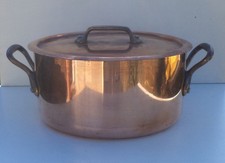 E DEHILLERIN COCOTTE MARMITTE 24,5 CM 9,64" CUIVRE 3MM  4,181KG NO GAILLARD