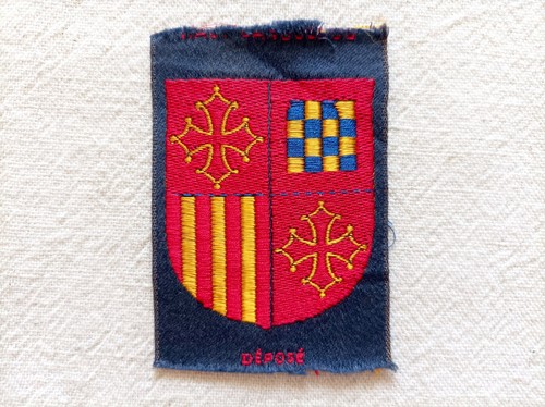 écusson languedoc roussillon - languedoc,