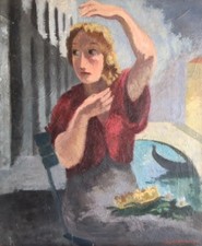 B. Mogniat - Duclos. Huile sur carton; v 541